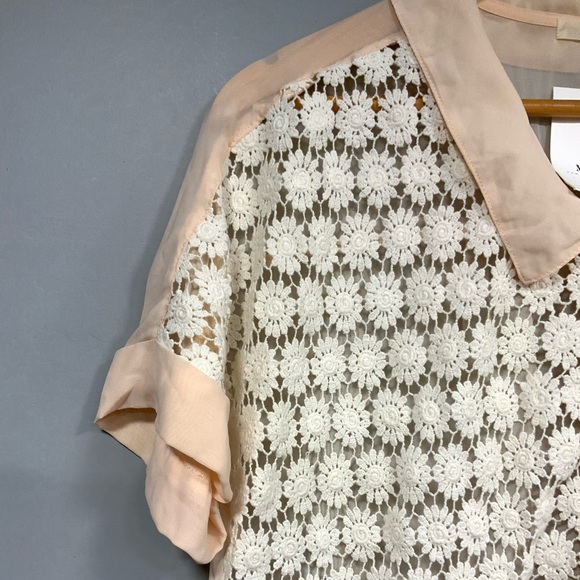 Beautiful peach crochet Top-New✨No Bargain❗️ - Picture 3 of 7